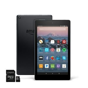 Amazon Fire 8" 16GB Tablet w/ 32GB SD Card & Vouch